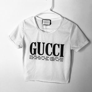 Gucci Cropped Shirt